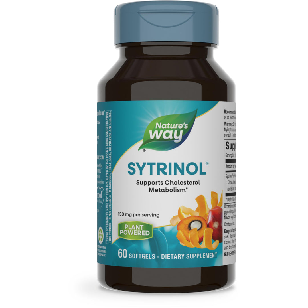 Nature&#39;s Way Sytrinol Cholesterol Control; Premium Blend; 60 Softgels
