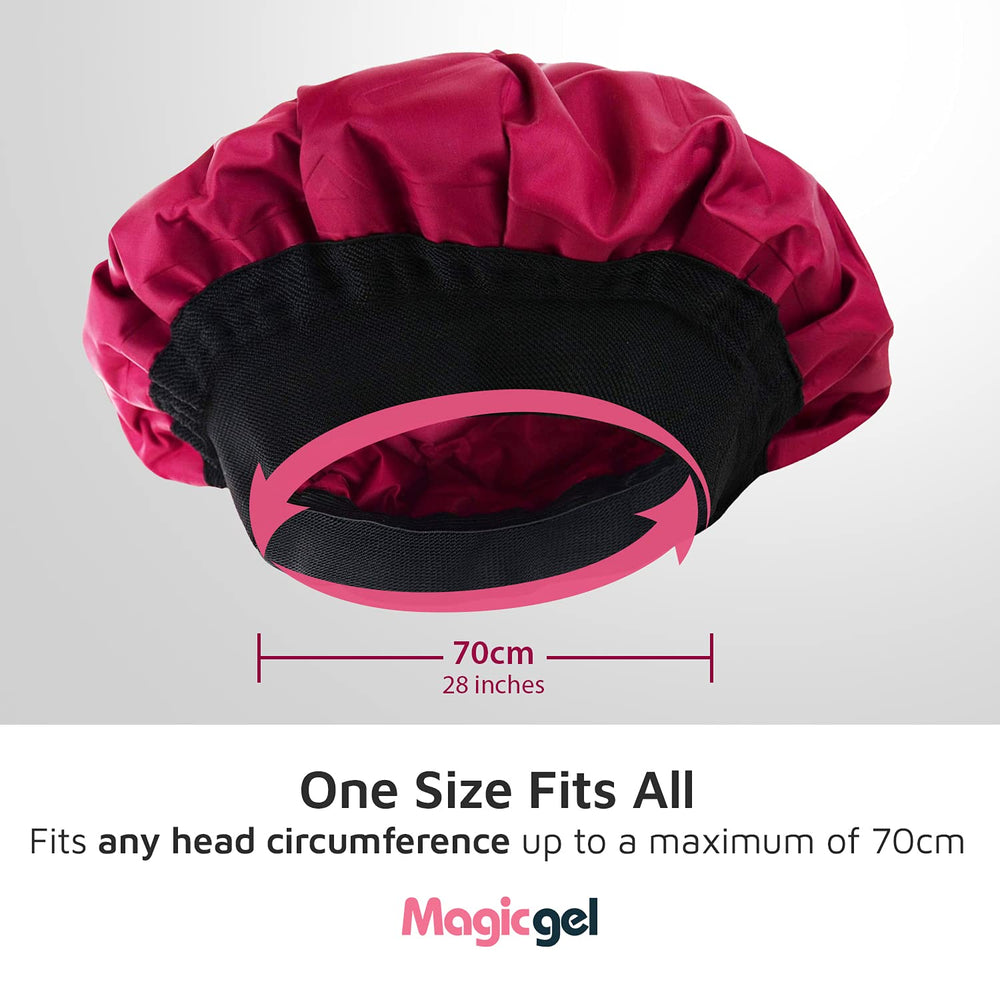 Premium Deep Conditioning Heat Cap. A Hot Head Cap to Hydrate, Moisturize and Condition. Thermal Cordless Hair Steamer for Damaged Hair (Natural Steam Treatment)