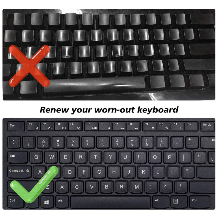 3PCS Universal English Keyboard Letter Stickers, Replac