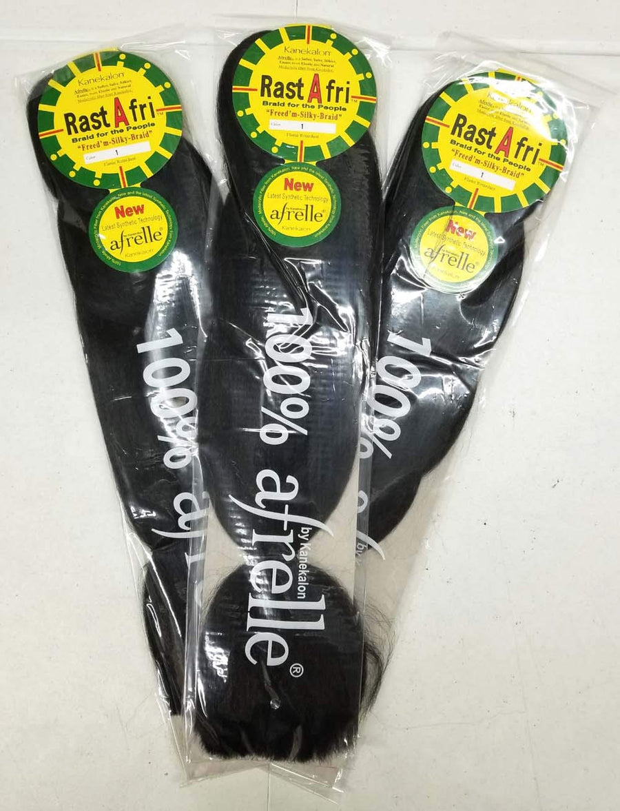 Rasta Fri Braids ( Pack of 3 ) Black / #1