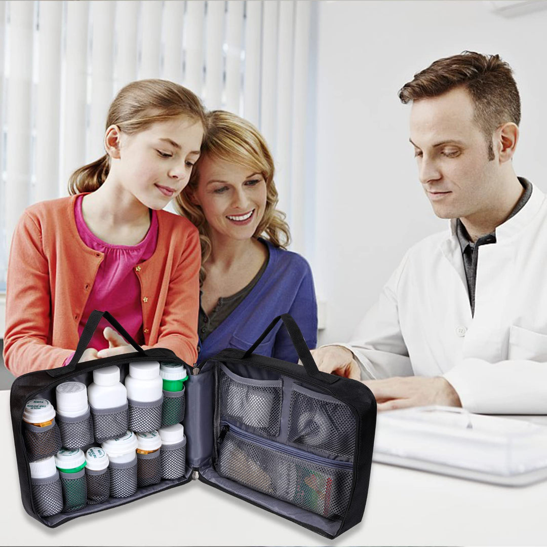 Pill Organizer,Medicine Cabinet Organizer,Large Medicin