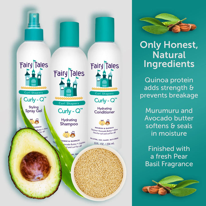 Kids Moisturizing Conditioner for Curly and Multi-Cultural Hair - Paraben, Sulfate, Gluten and Nut Free - 8 oz