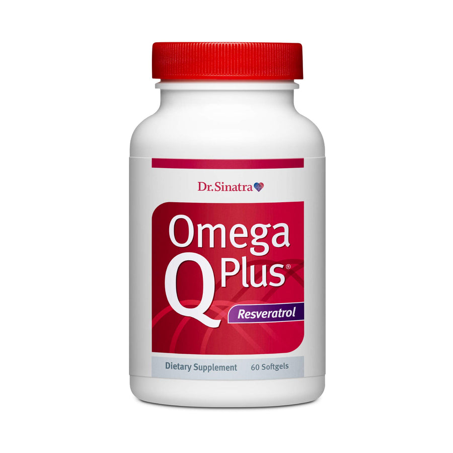 Omega Q Plus Resveratrol - Omega-3 Supplement with CoQ10 and Resveratrol - Promotes Comprehensive Heart and Whole Body Health to Help You Age Well (60 softgels)