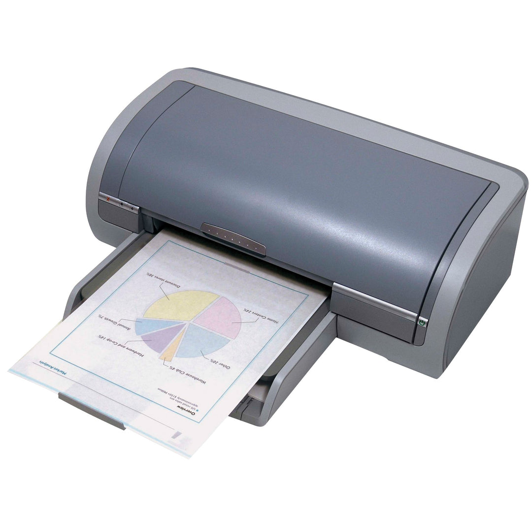 Transparency Film for Inkjet Printers, Clear, 8.5 x 11 Inches, 20 Sheets per Box (60937)