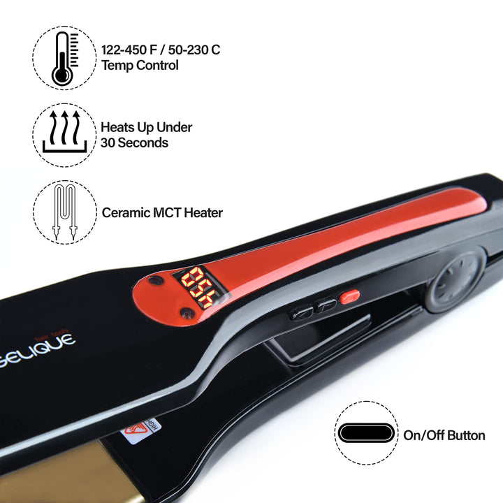 Titanium G3 Flat Iron, Black