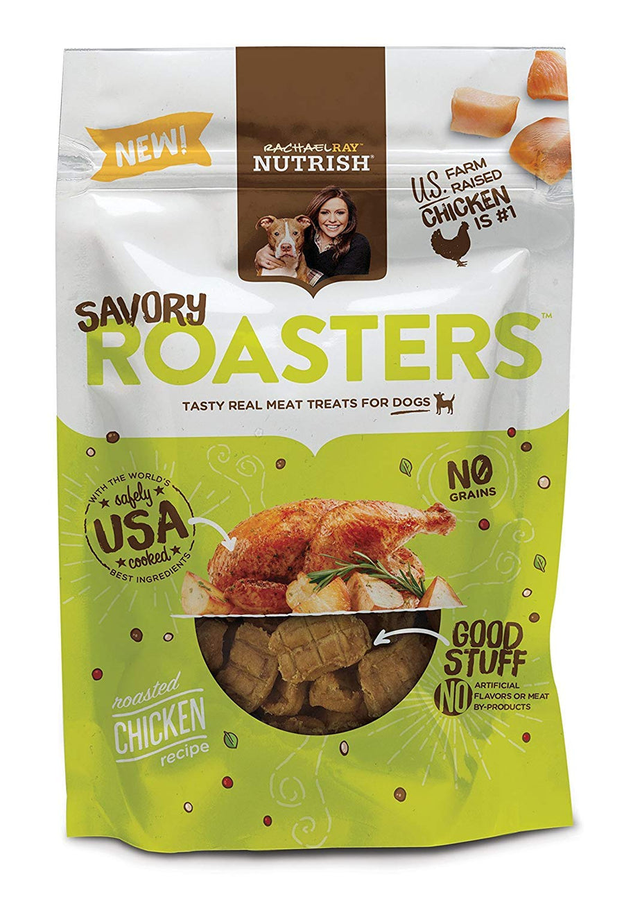 Rachael Ray Savory Roasters Roasted Chicken Recipe Dog Treats, 12 Ounces