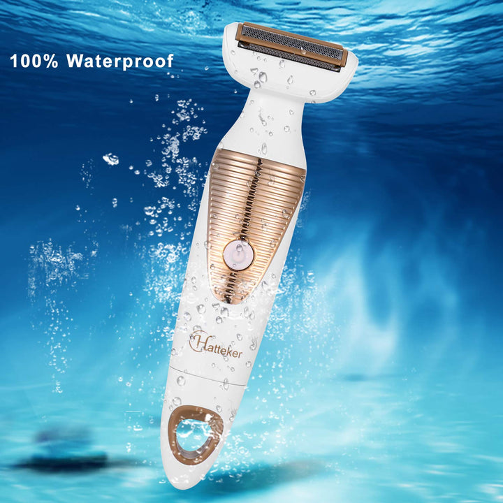 Hatteker 6 in 1 Electric Razor Foil Shaver for Women Ha