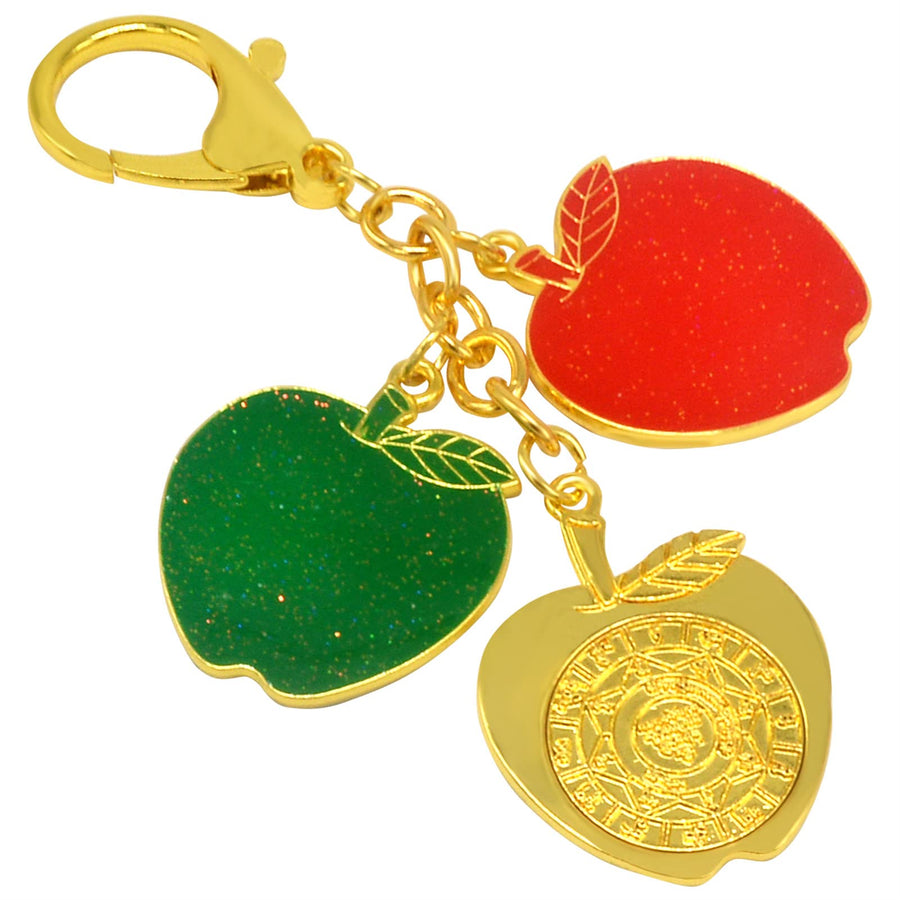 Feng Shui Trinity Of Apples Amulet Rune of Luck