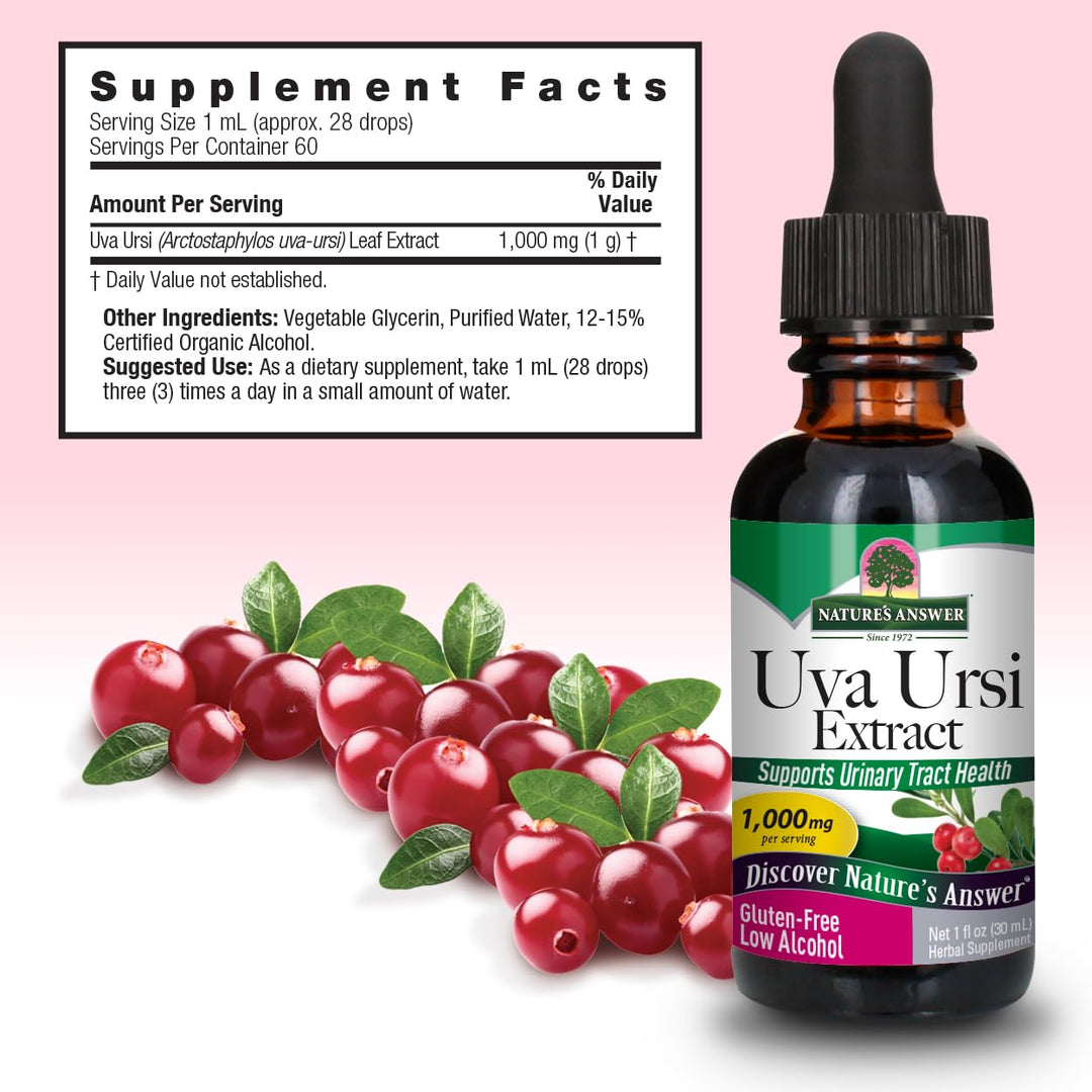 Nature&#39;s Answer Uva Ursi Leaf Liquid Drops with