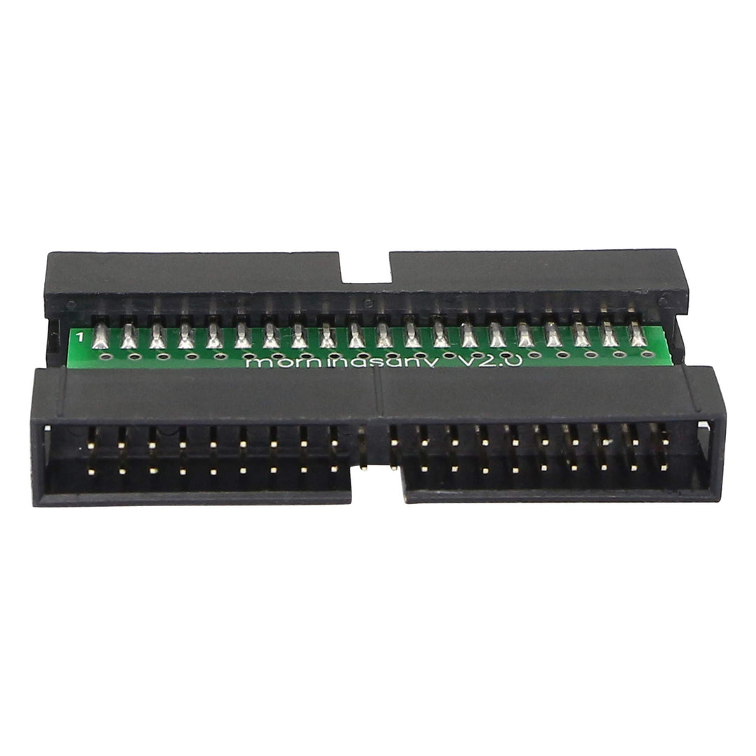 IDE 40 Pin Male to Male Hard Drive Adapter 3.5 Inch Hard Disk Interface Male to Male Plug Industrial Computer POS Machine IDE Electronic Disk Adapter (Parallel Type)