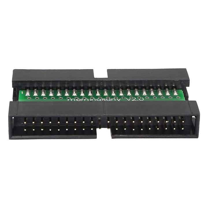 IDE 40 Pin Male to Male Hard Drive Adapter 3.5 Inch Hard Disk Interface Male to Male Plug Industrial Computer POS Machine IDE Electronic Disk Adapter (Parallel Type)