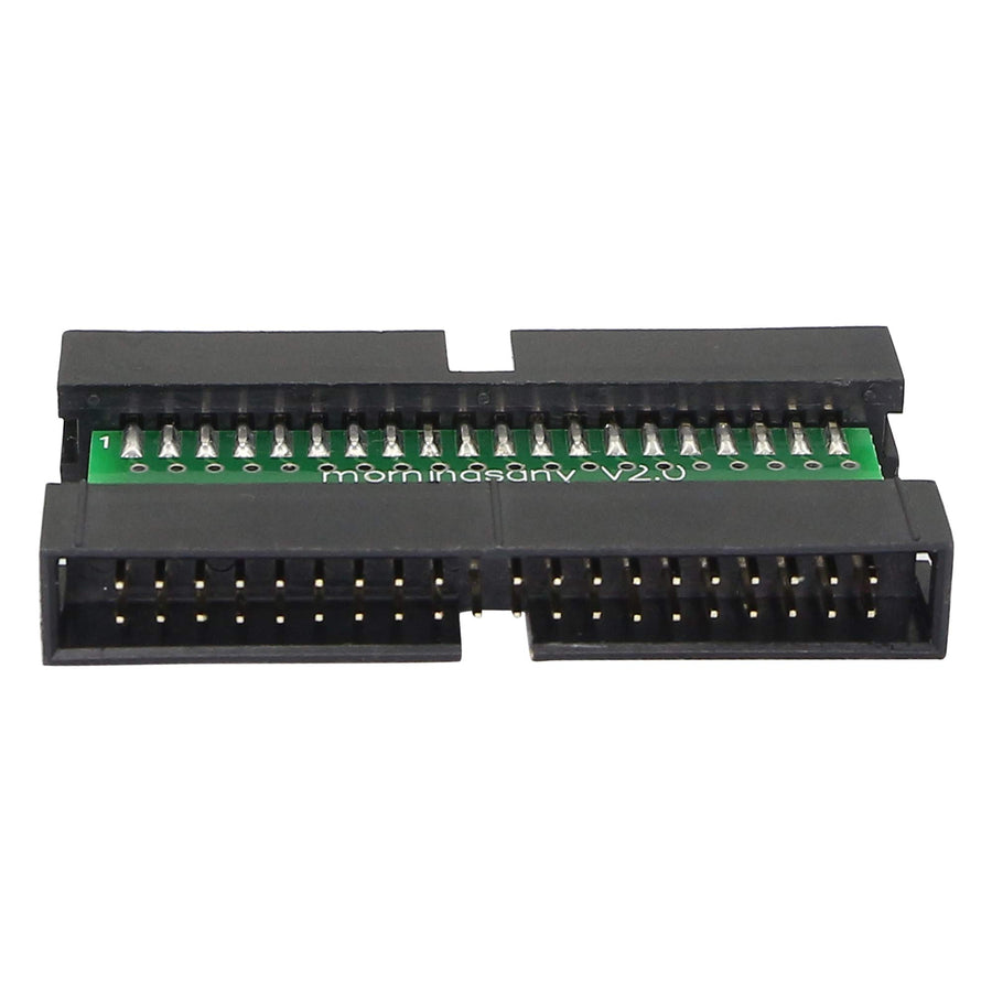 IDE 40 Pin Male to Male Hard Drive Adapter 3.5 Inch Hard Disk Interface Male to Male Plug Industrial Computer POS Machine IDE Electronic Disk Adapter (Parallel Type)