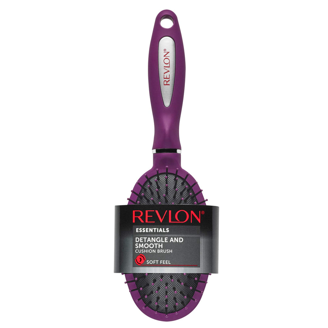 Revlon Detangle &amp; Smooth Black Cushion Hair Brush