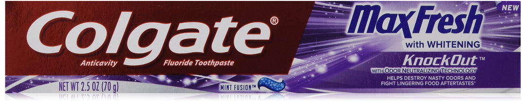 Max Fresh Knockout Gel Travel Size Toothpaste - 2.5 ounce