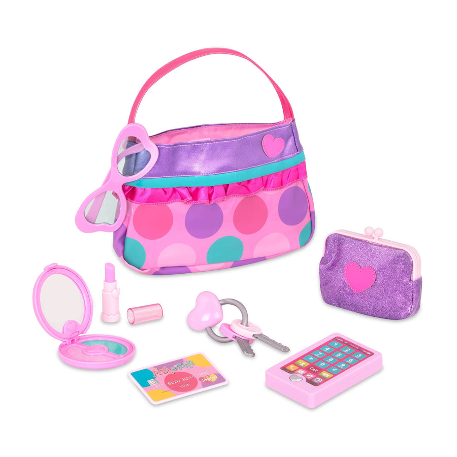 - Play Circle- Makeup & Beauty Set – Dress Up Fashion Accessories – Pretend Play- Toys For Kids- Princess Purse Set- 3 years +