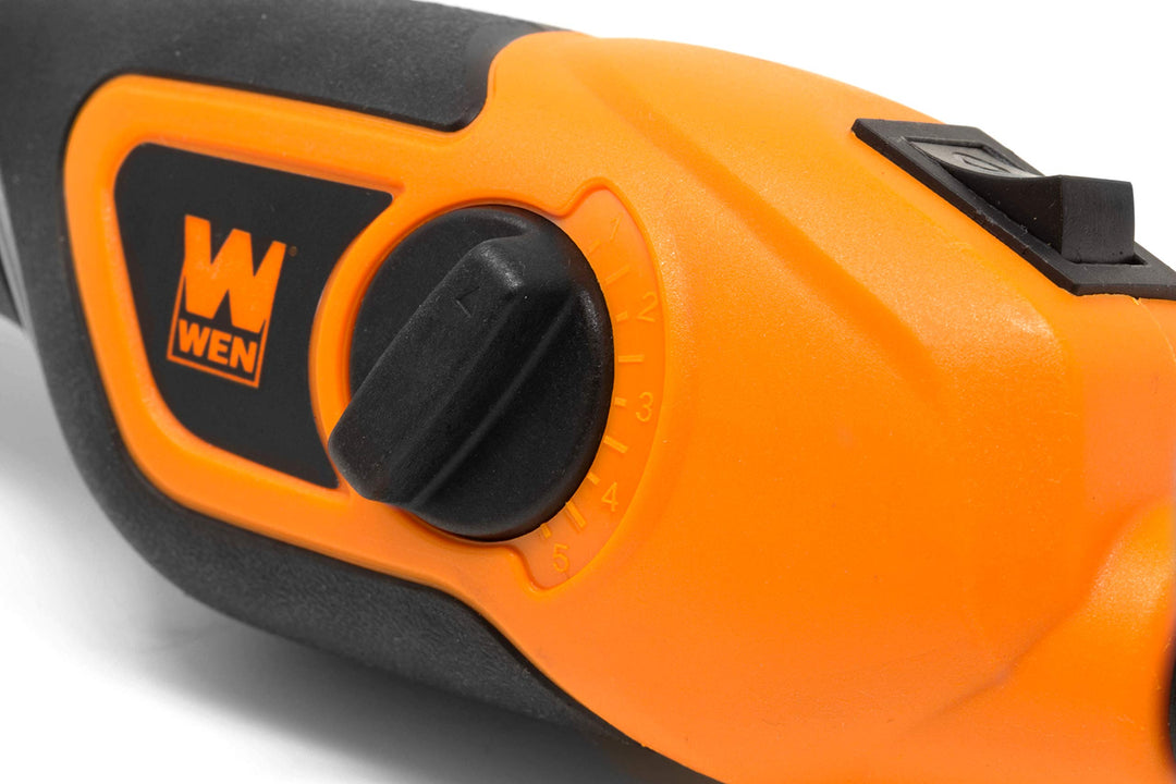 21D Variable-Depth Carbide-Tipped Engraver for Wood and Metal , Lightweight, Variable Speed, Compact, Orange