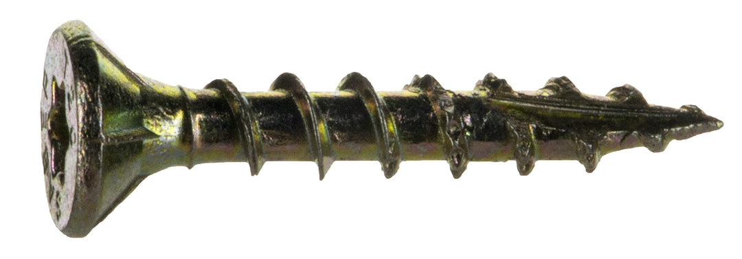 014973458911 Multi-Purpose Wood Screw, 6 x 1, Yellow, (Pack of 50)