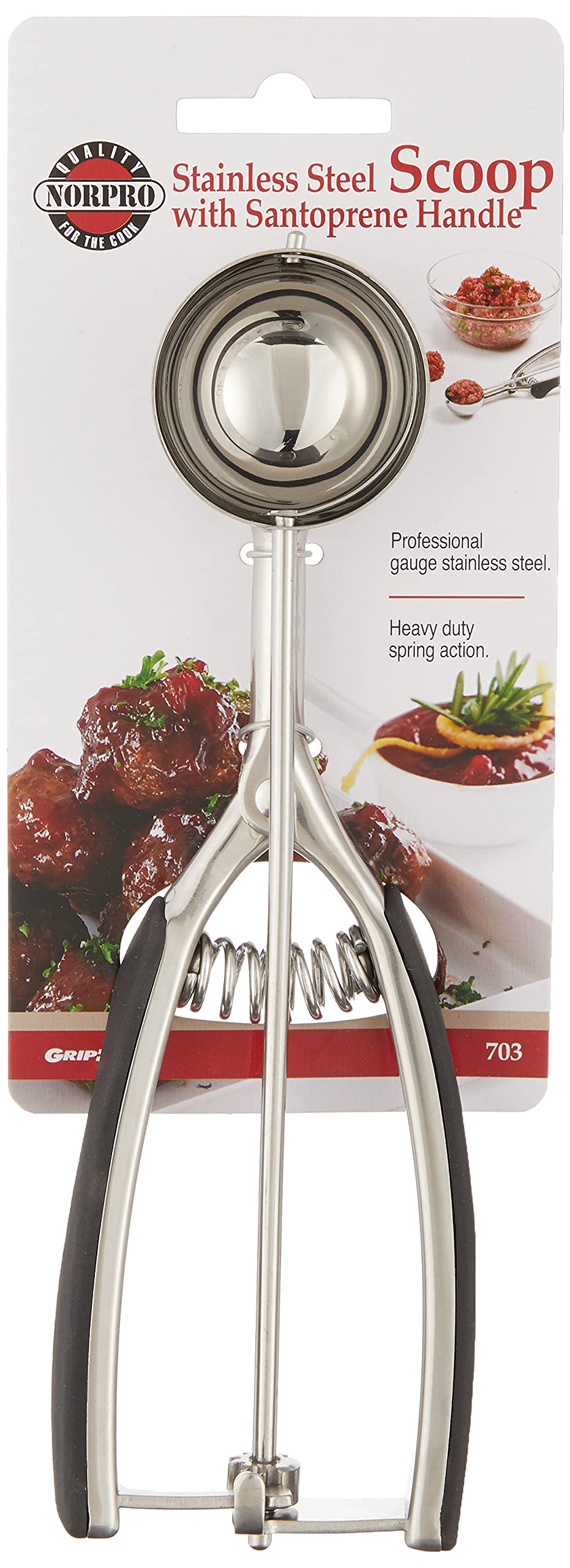 Norpro Grip-EZ 2-Tablespoon Stainless Scoop