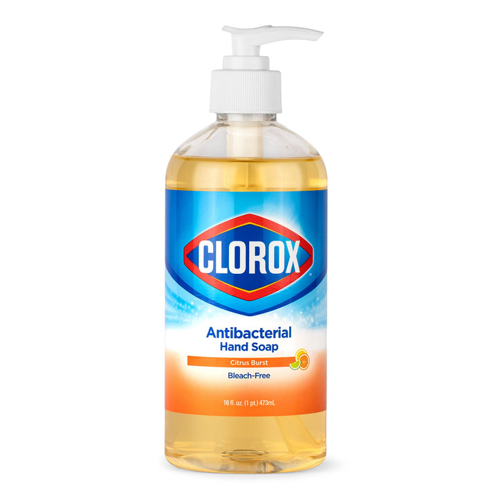 Clorox Antibacterial Liquid Hand Soap Pump | 16 oz Citr