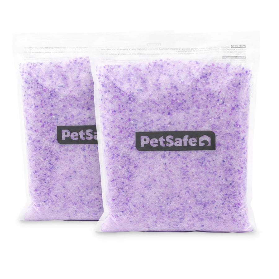 ScoopFree Odor Control Crystal Cat Litter, Lavender, Scent 4.3 Lb Bag, Pack of 2