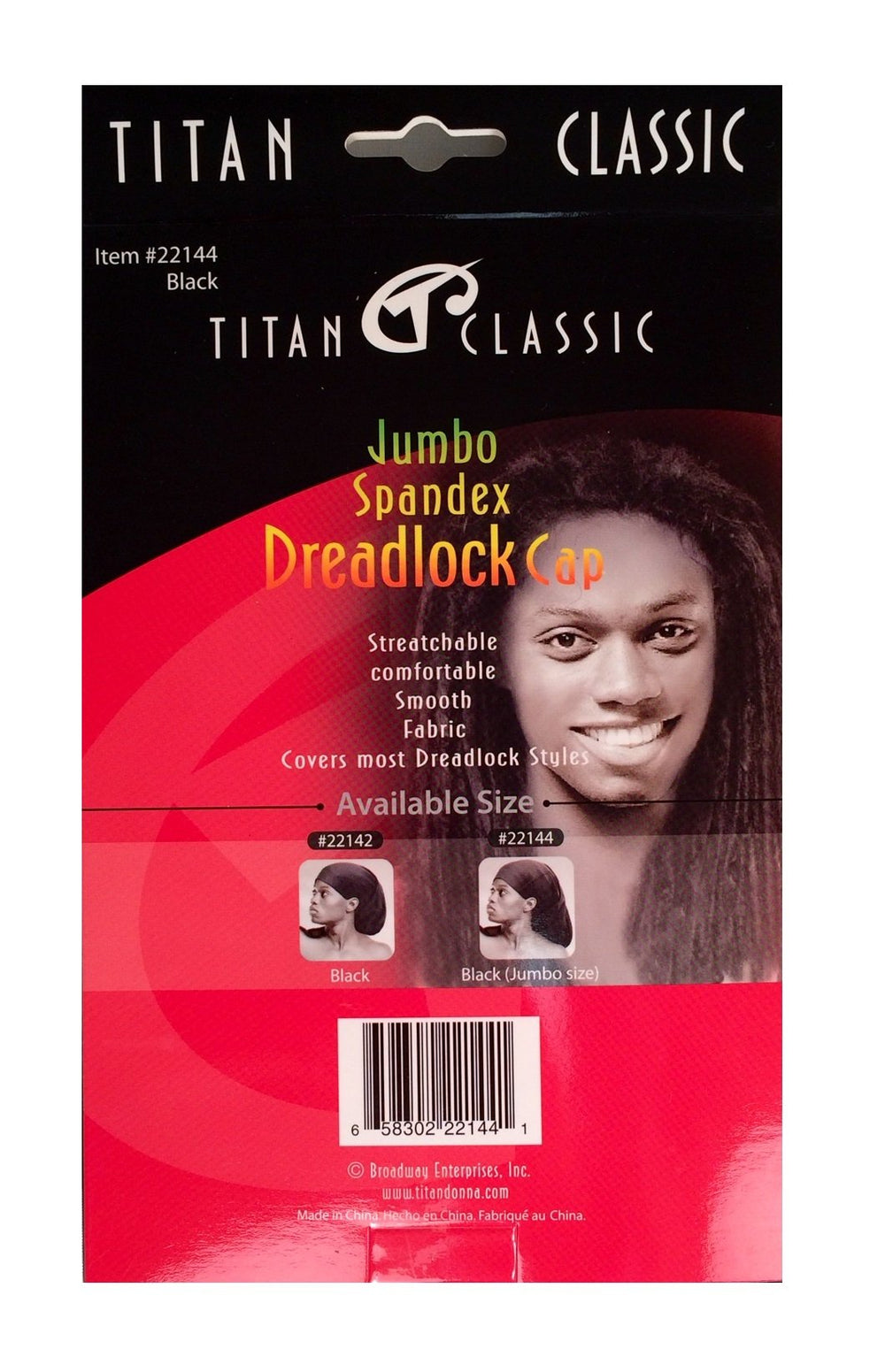 Jumbo Size Spandex Dreadlock Cap