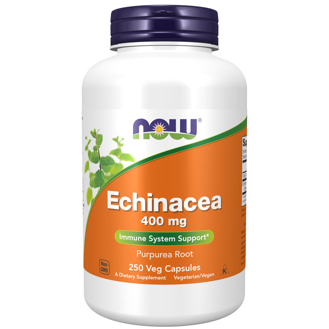 NOW Supplements, Echinacea (Purpurea Root) 400 mg, Immu