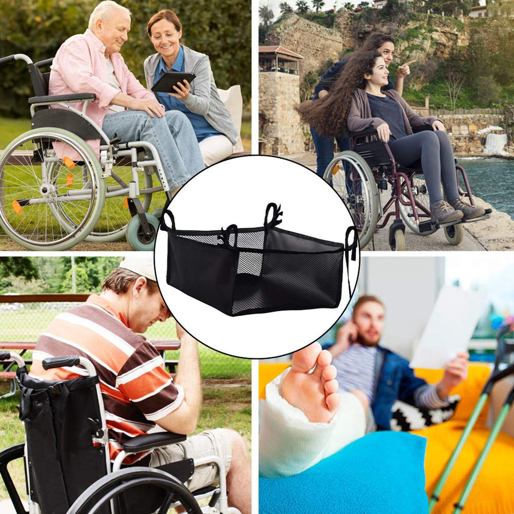 Wheelchair Bag, Rollator Seat Bag, Wheelchair Storage B