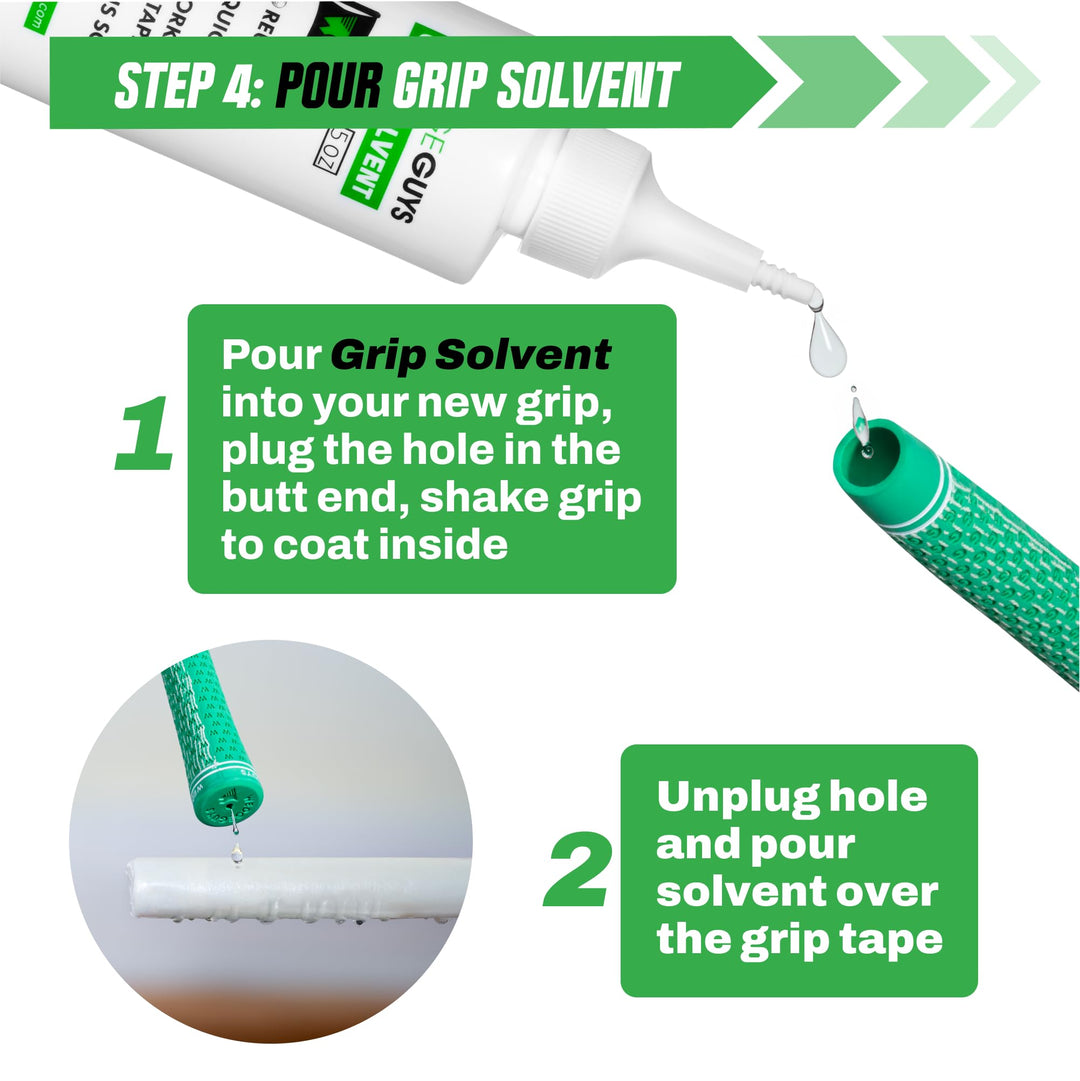 Golf Grip Kits for Regripping Golf Clubs - Professional Quality - Options Include Hook Blade, 15 or 30 Grip Tape Strips, 5 or 8 oz Grip Solvent, Grip Tape Remover, Bench Vise &amp; Rubber Clamp