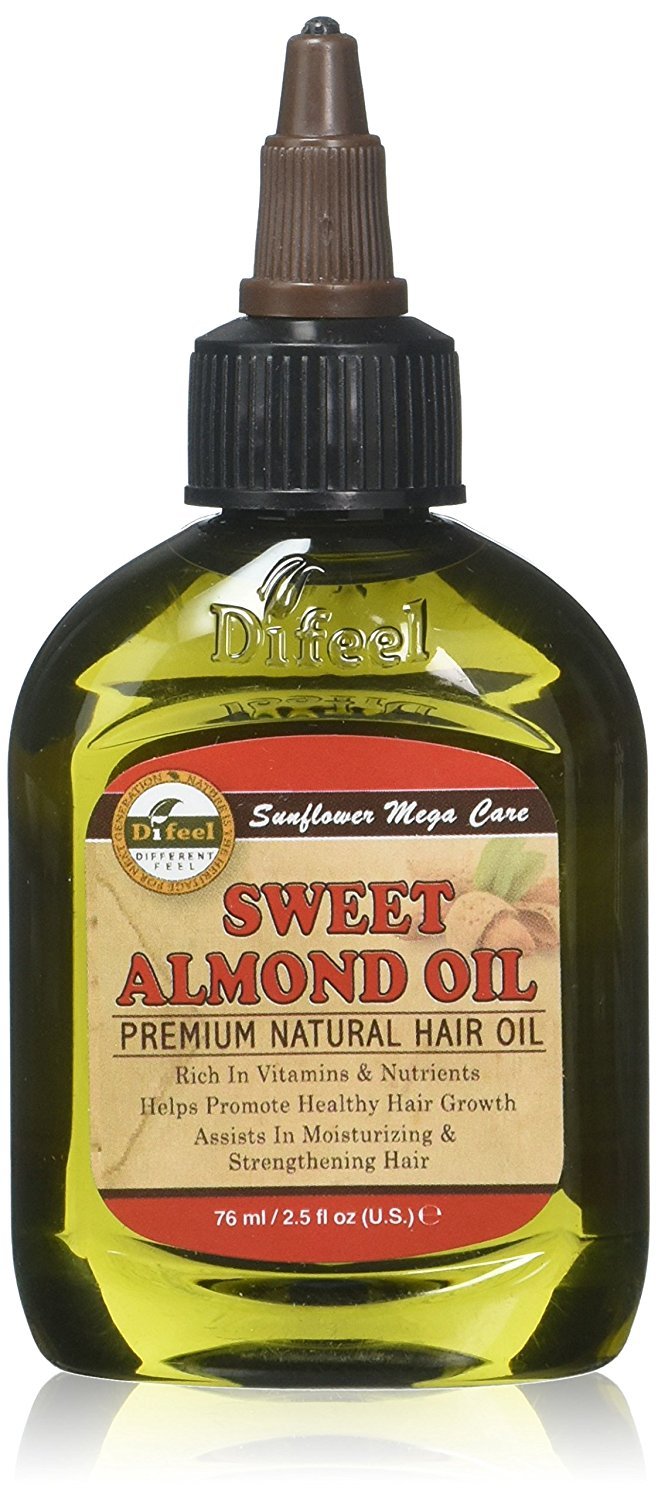 Premium Mega Hair Oil, Sweet Almond, 2.5 Oz, 2.5 Ounces