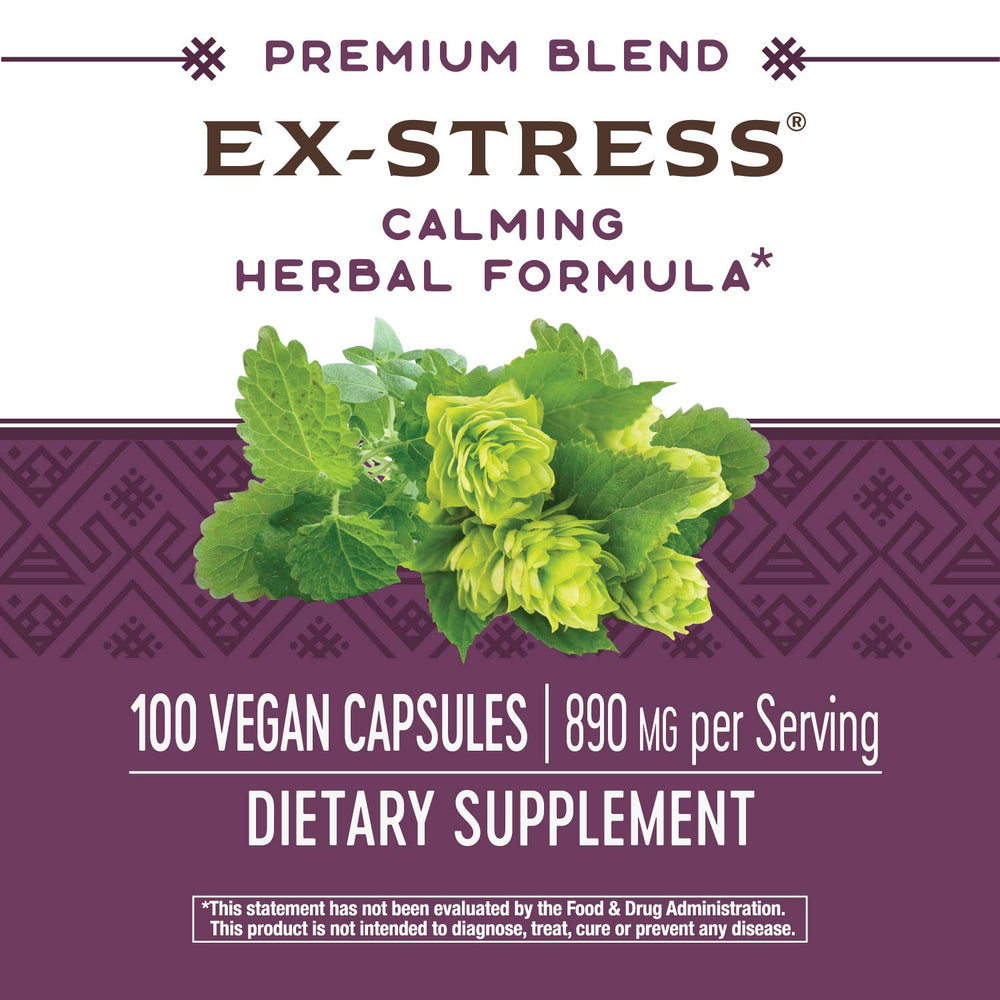Nature's Way Ex-Stress, 445 mg, 100 Capsules