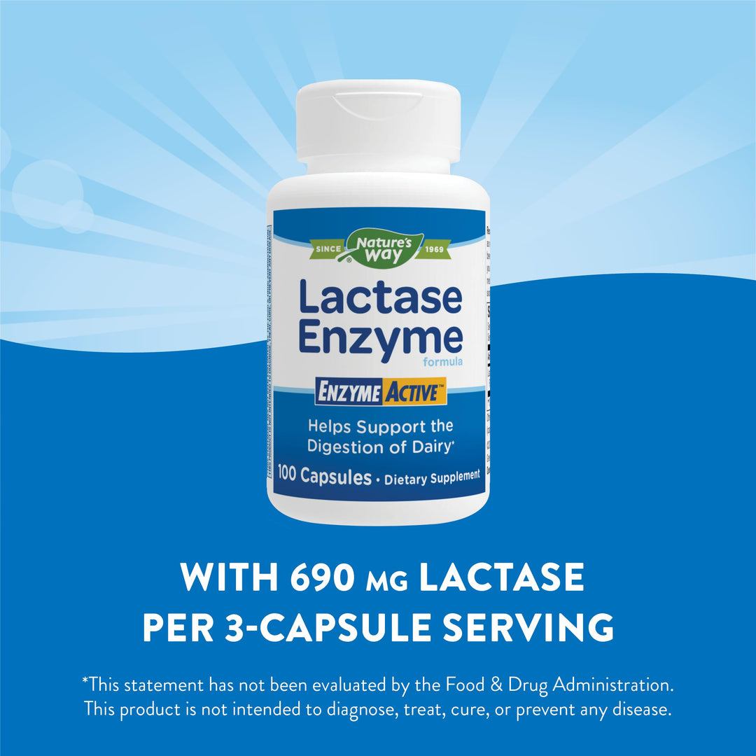Nature&#39;s Way Lactase Enzyme, Digestive Enzymes*