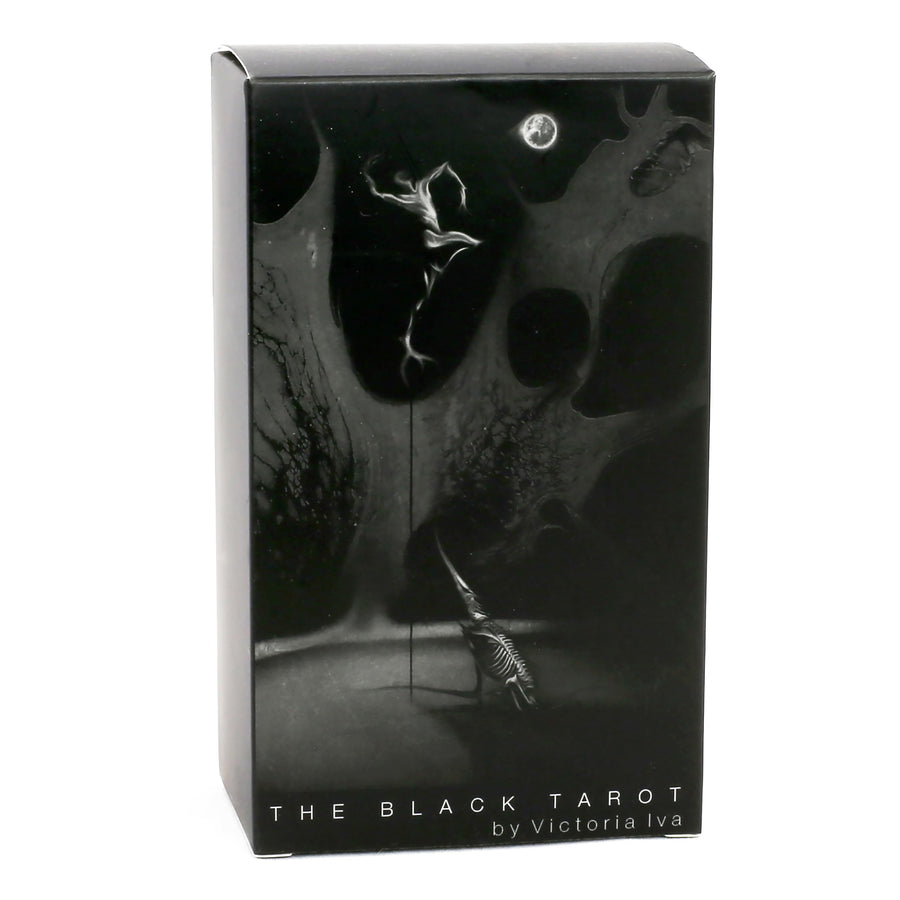 Black Tarot Deck - A Mystical Journey Through The Shadows, Featuring Gothic Artwork and Intuitive Symbolism for a Powerful Reading Experience Every Time