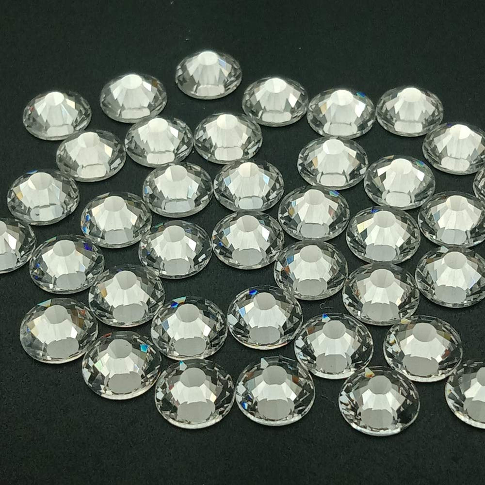1.8mm Small Crystals Flatback Glass Rhinestones for Nails Craft Shiny No Dull Round Stones Gems Sparkly Diamond SS5 2880pcs