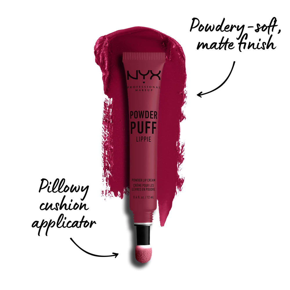 Powder Puff Lippie Lip Cream, Liquid Lipstick - Prank Call (Burgundy)