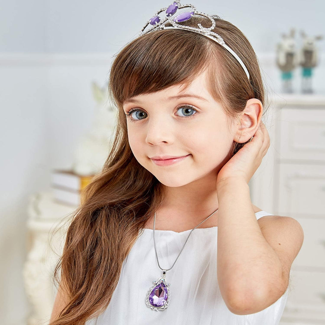 Vinjewelry Sofia the first Amulet Princess Crown Waterd