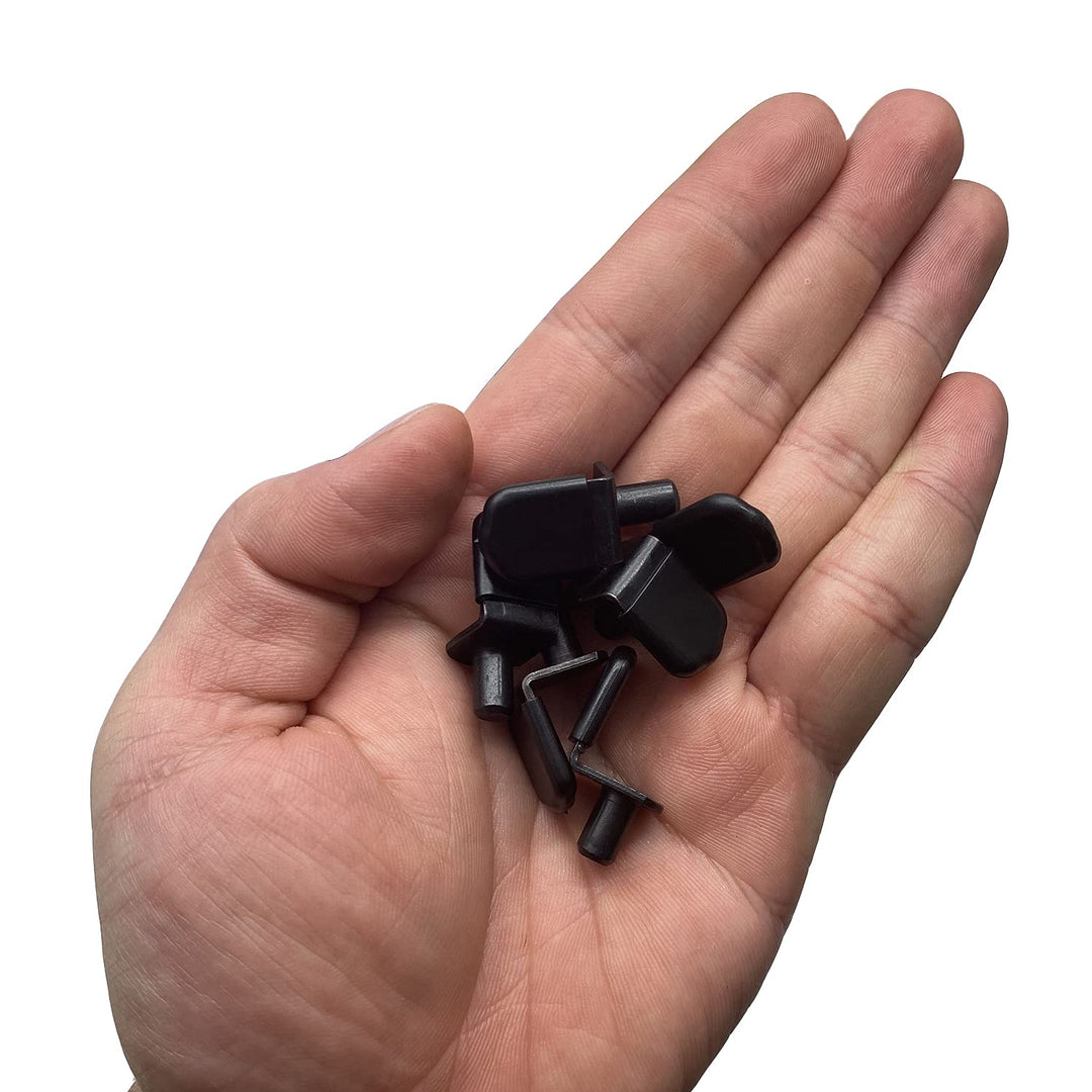 Shelf pins, Glass Supports Furniture Cabinet Closet Bookcase Shelf Bracket-Style Pegs 30 Pack.
