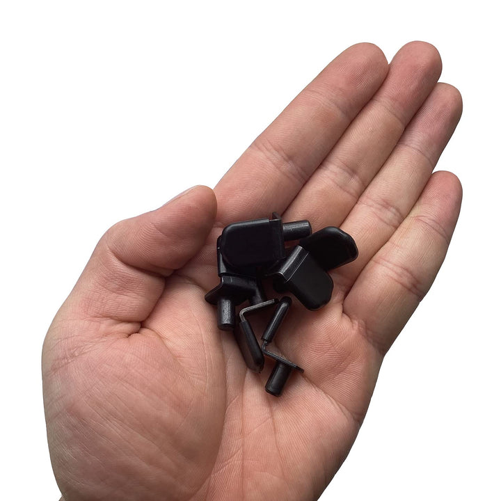 Shelf pins, Glass Supports Furniture Cabinet Closet Bookcase Shelf Bracket-Style Pegs 30 Pack.