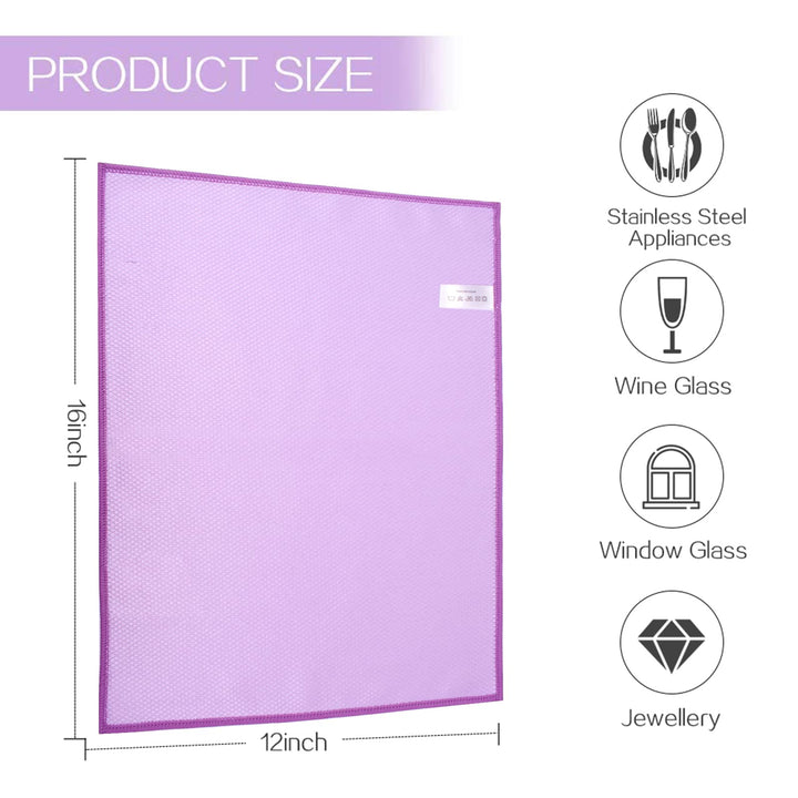 Cloth for Stainless Steel Appliances Glass Microfiber W