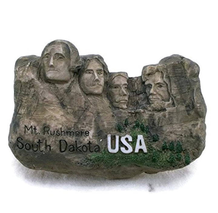 Tiny Mount Rushmore in South Dakota, United States of America USA North America Tourist Attractions Resin Refrigerator Magnet Traveler Souvenir Gift Memento 3D Fridge Magnets