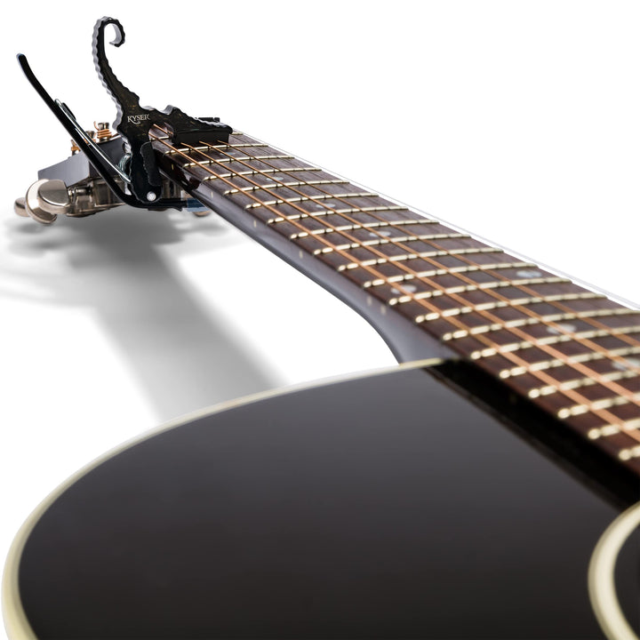 Short-Cut Partial Guitar Capo, 3-string, DADGAD, Black, KG3B