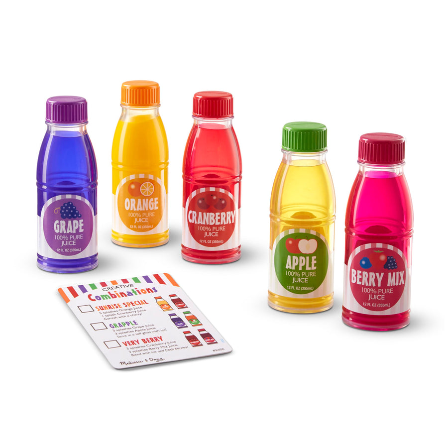 Melissa & Doug Tip & Sip Toy Juice Bottles and 