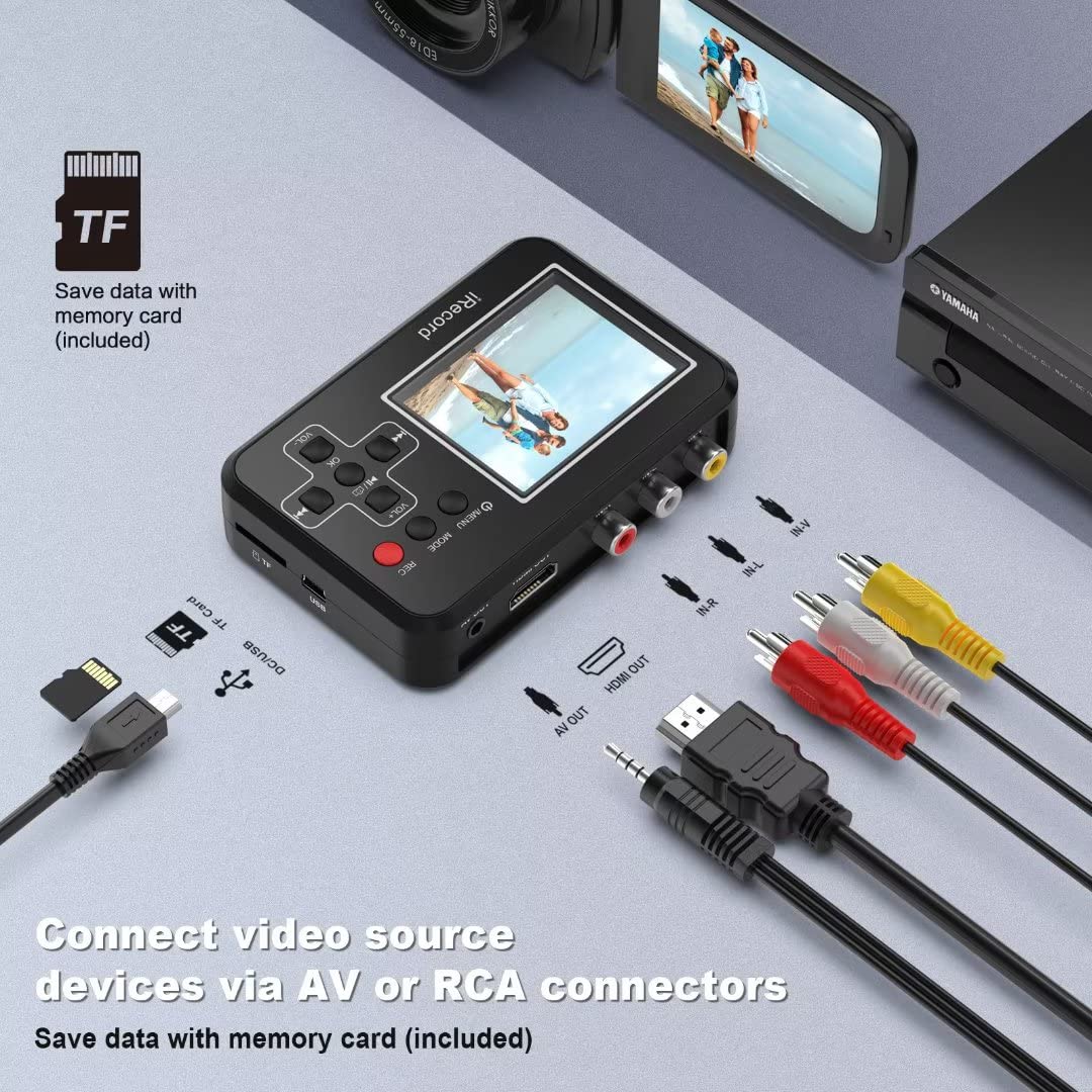 DIGITNOW Video to Digital Converter, VHS to Digital Con
