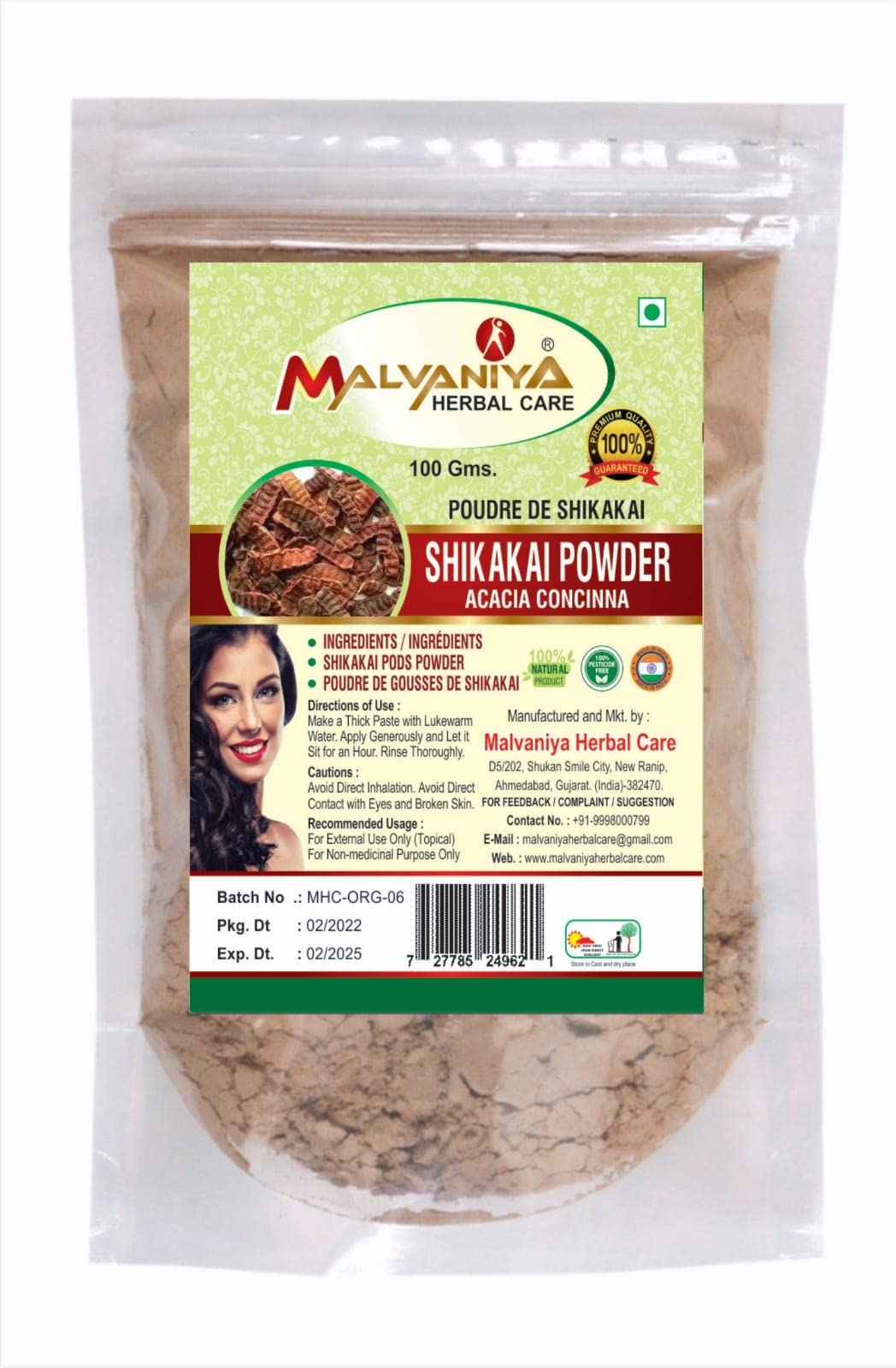 100% Natural Hair care Powder for GORGEOUS HAIRS NATURA
