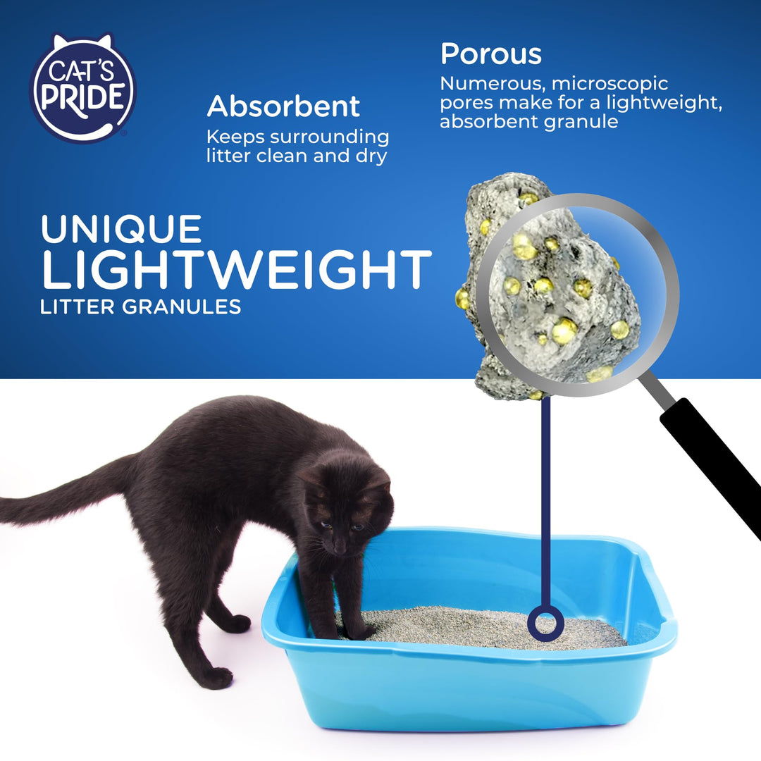 Cat&#39;s Pride Lightweight Clumping Litter: Baking Soda - Powerful Odor Control - Scented, 10 Pounds