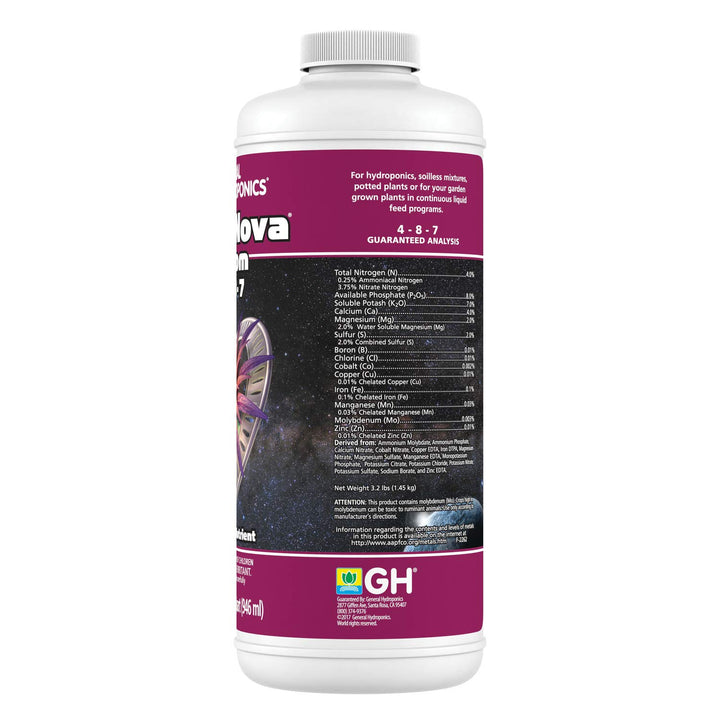 1 Quart : General Hydroponics GH1632 General Hydroponics Flora Bloom, Quart