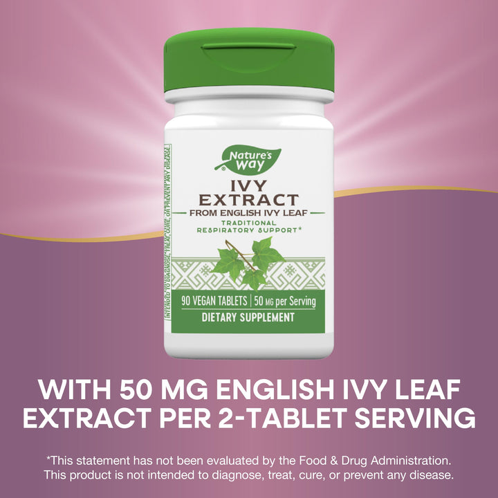 Nature&#39;s Way Ivy Extract from English Ivy Leaf,