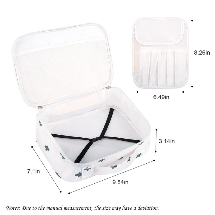 Travel Makeup Cosmetic Case,Portable Brushes Case Toiletry Bag Travel Kit Organizer Cosmetic Bag Cactus A