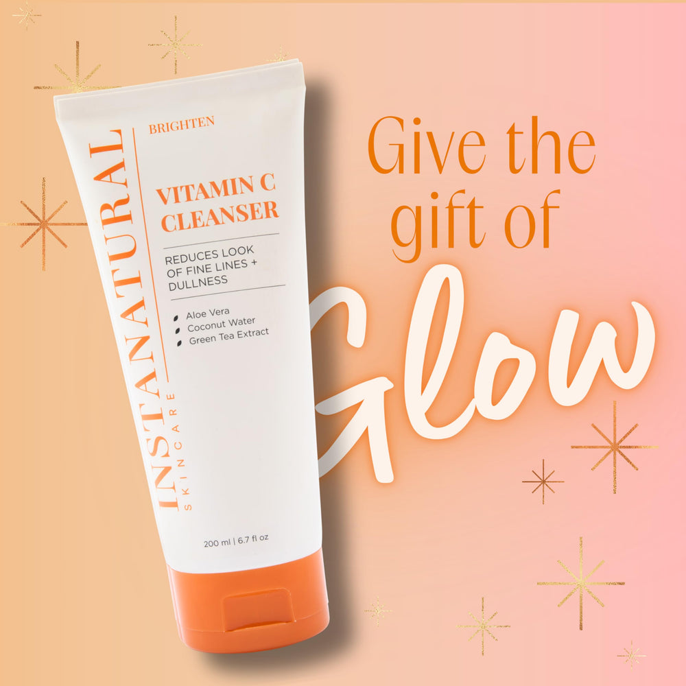 Vitamin C Cleanser Face Wash, Brightens and Reduces Signs of Aging, Fine Lines and Uneven Texture, with Coconut Water and Aloe Vera, 6.7 FL Oz