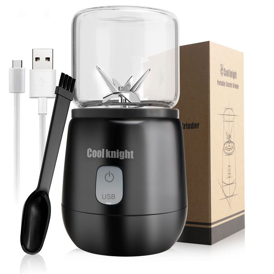 Electric Herb Grinder Electric Spice Grinder, USB Rechargeable 200W Cordless Electric Herb Grinder for Herbs, Spices, Seeds, etc.