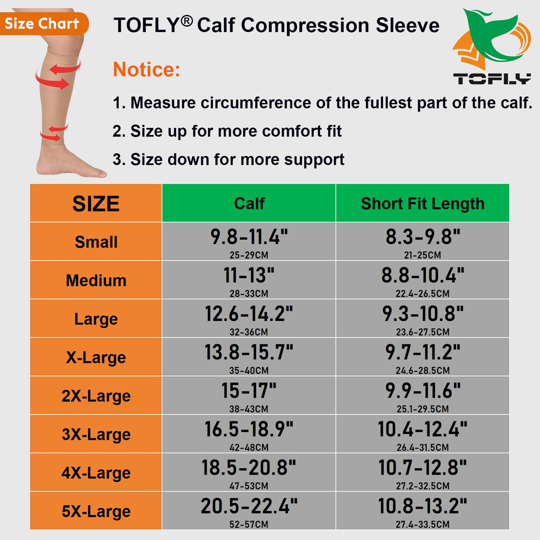 TOFLY® Calf Compression Sleeve for Men &amp; Women,